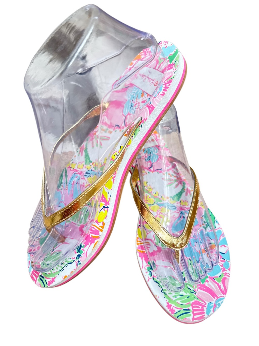 LILLY PULITZER THONG SANDALS NWOT
